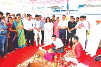 CCP lays foundation stone  for new admin building