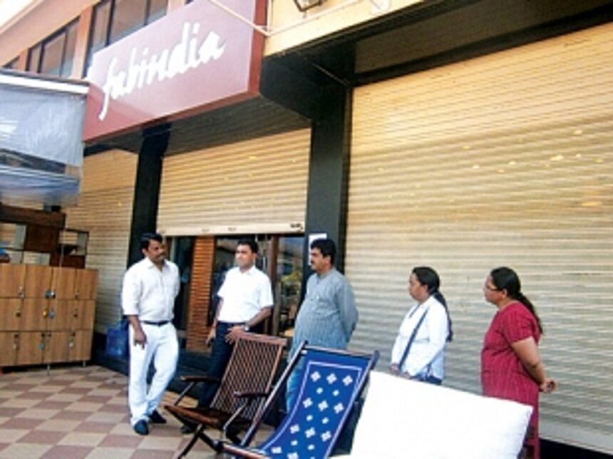 CCTV captures footage  inside Fabindia trial room