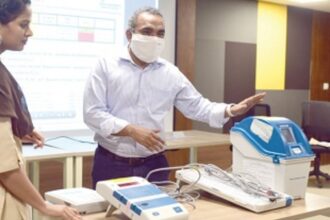 CEO gives demo of P-FLC EVMs to all political parties