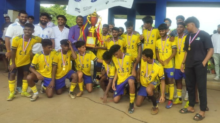 CES College Cuncolim Defeats Sanquelim 2–1 to Win 2nd Inter-College Football Tournament 1 CES College Cuncolim Defeats Sanquelim 2–1 to Win 2nd Inter-College Football Tournament