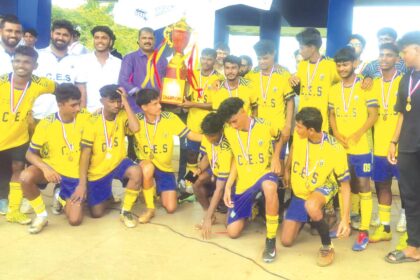CES College Cuncolim clinch
2nd Inter-College Football Cup