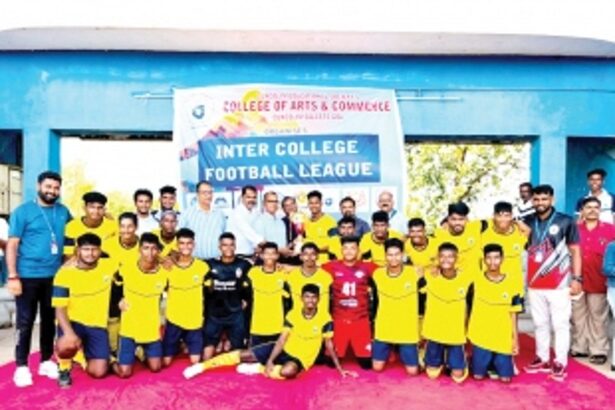 CES College Cuncolim wins CES  Inter-Collegiate invitational football