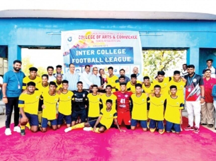 CES College Cuncolim wins CES Inter-Collegiate invitational football