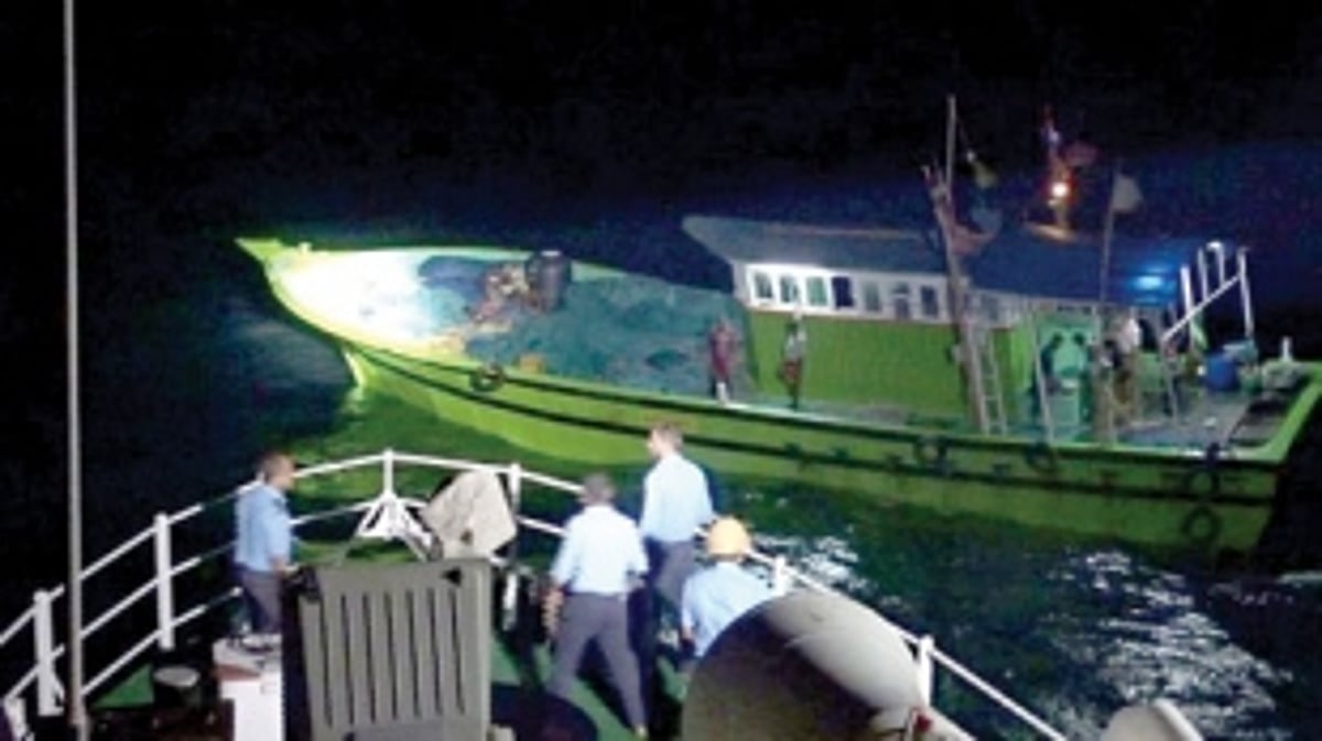 CG rescues 14 fishermen from flooded boat