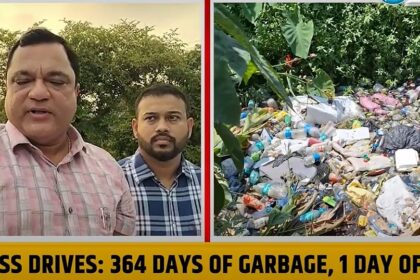 CLEANLINESS DRIVES: 364 days of garbage, 1 day of cleaning