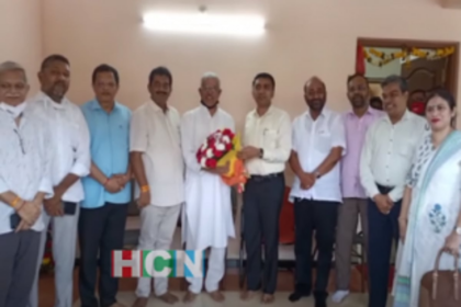 CM, BJP leaders pay farewell   visit to Arlekar