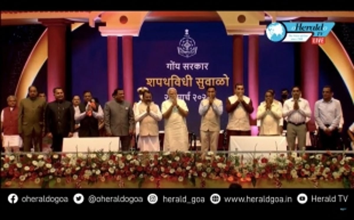 CM Dr Pramod Sawant, 8 BJP ministers sworn-in to form the new Goa government
