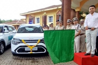 CM Sawant Flags Off 5 New PCR Vans Under ERSS-112; Pink Force and Robot Patrols Coming Soon