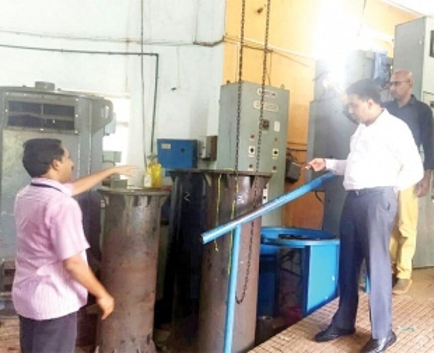 CM inspects water  treatment plant