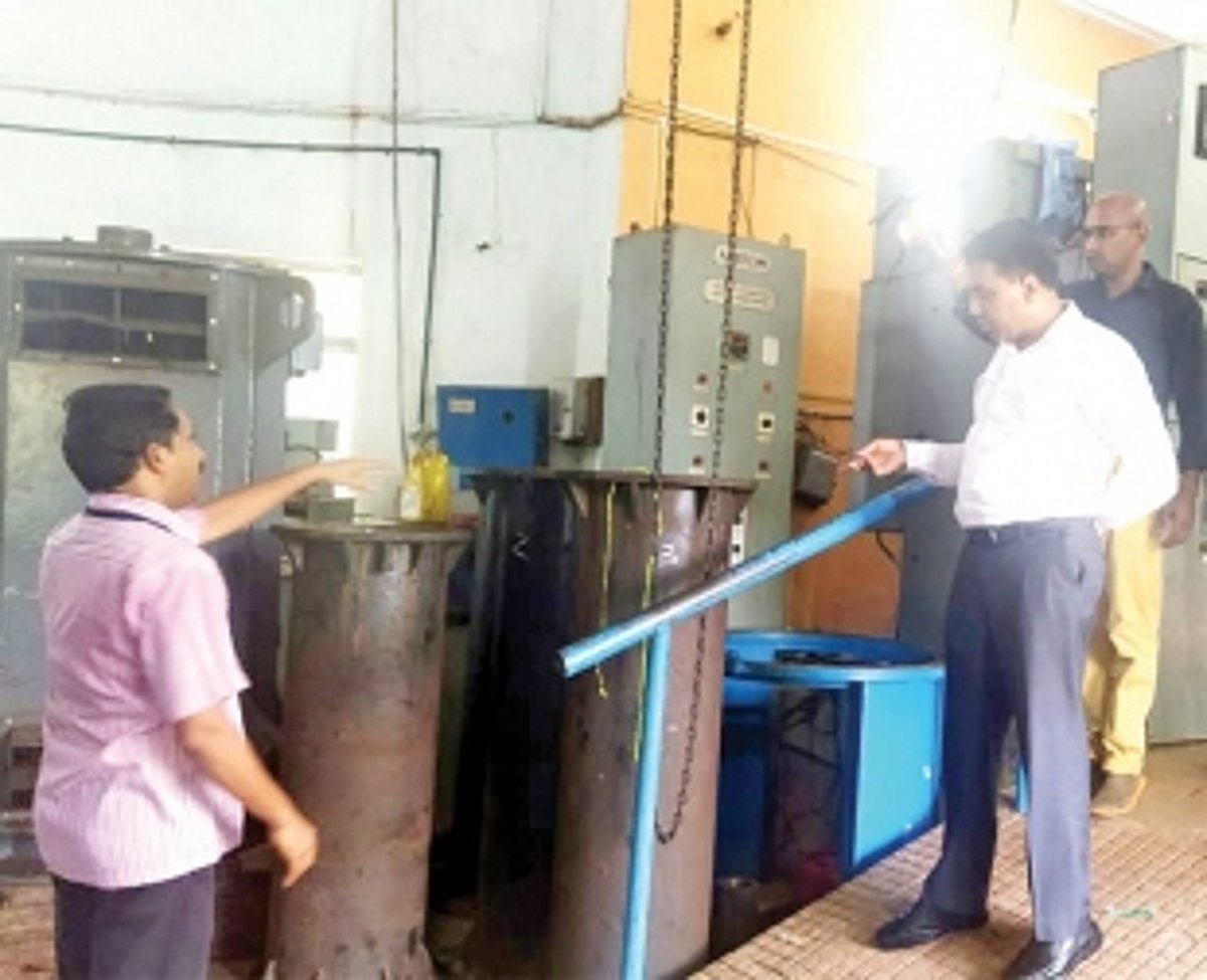 CM inspects water  treatment plant