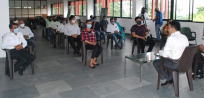 CM interacts with COVID cured patients