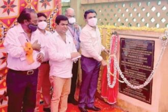 CM lays foundation stone for Rs 3.6 crore Krishi Bhavan at Chaudi