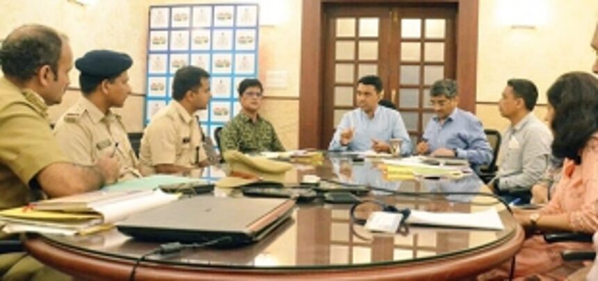 CM orders crackdown on anti-social elements in Goa in view of rising crimes