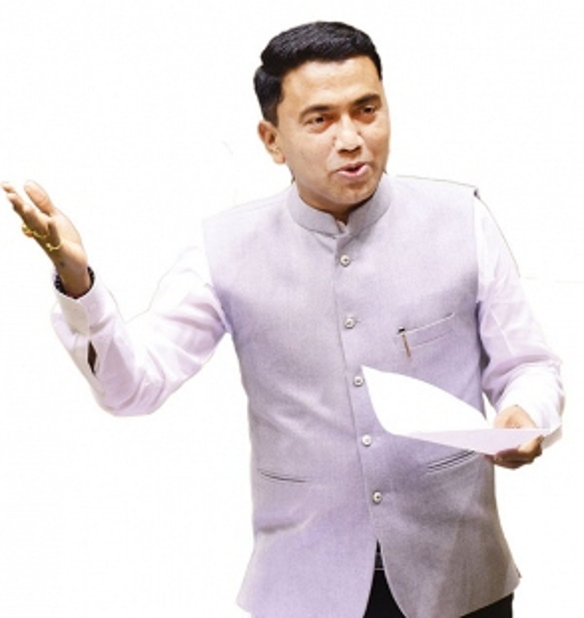 CM turns “Bhivapachi Garaz Na”  phrase to his advantage