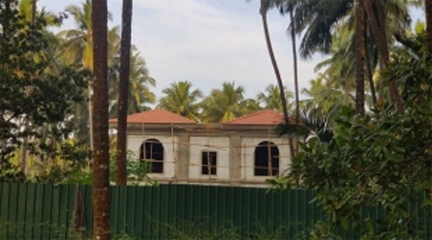 CM urged to demolish illegal bungalow at Old Goa 1 CM urged to demolish illegal bungalow at Old Goa