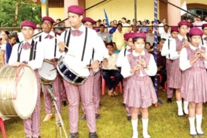 Cabral unfurls flag at Quepem function