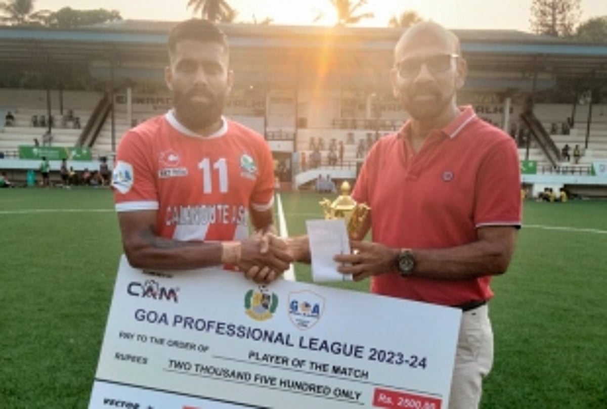 Calangute Assn down Panjim Footballers