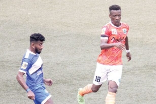 Calangute Assn hold Sporting Clube in four-goal thriller