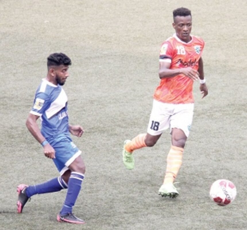 Calangute Assn hold Sporting Clube in four-goal thriller