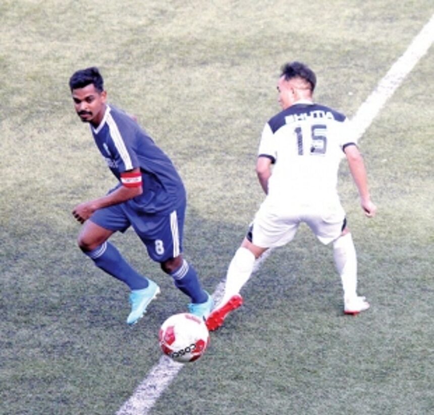 Calangute Assn register solitary goal win 1 Calangute Assn register solitary goal win