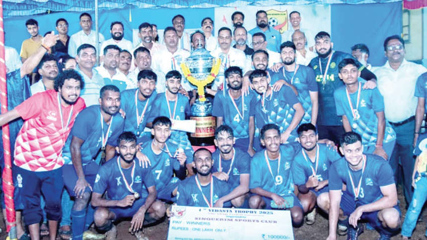 Calangute Association SC Clinch Vedanta Inter-Village Tournament with 3-0 Win Over FC Siolim 1 Calangute Association SC Clinch Vedanta Inter-Village Tournament with 3-0 Win Over FC Siolim