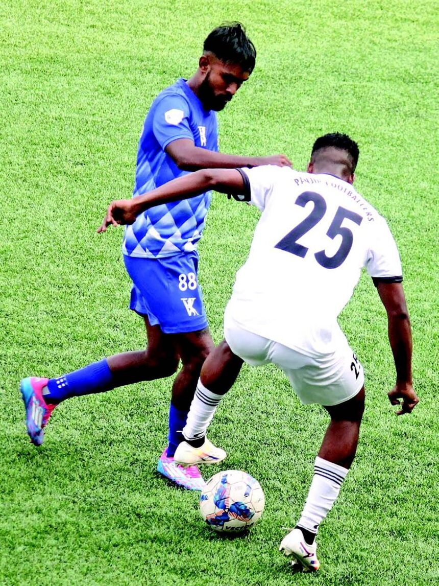 Calangute Association SC take it easy against Panjim Footballers 1 Calangute Association SC take it
easy against Panjim Footballers