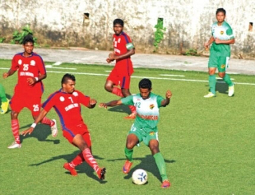Calangute Association, Salgaocar FC draw 1 Calangute Association, Salgaocar FC draw