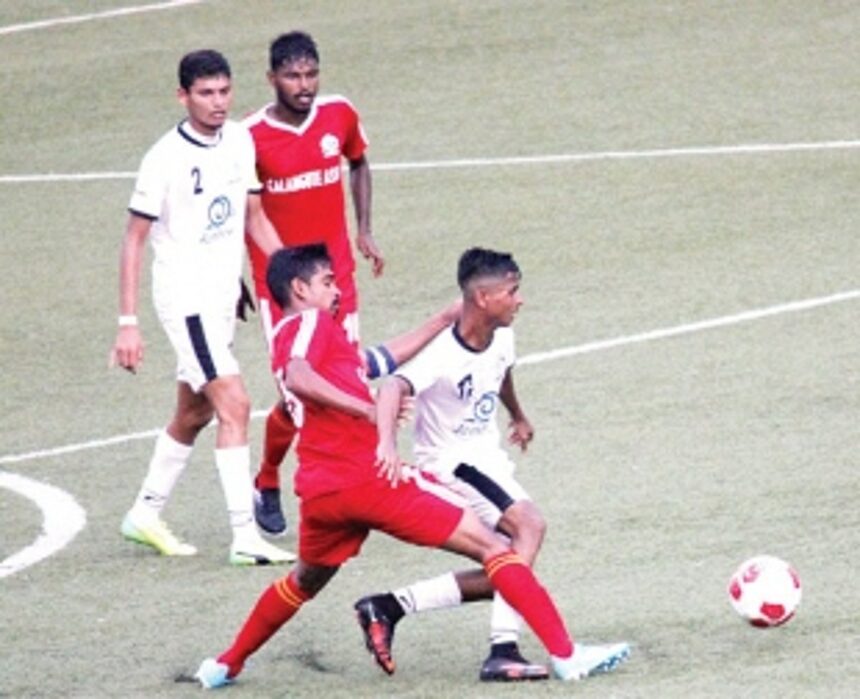 Calangute Association drub Panjim Footballers 1 Calangute Association drub Panjim Footballers