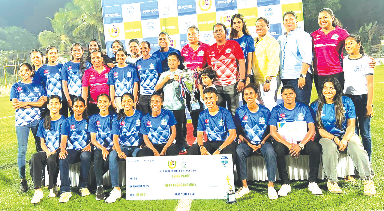 Calangute Association finish 3rd place
in GFA-Vedanta Women’s League