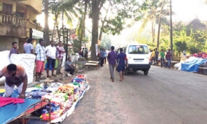 Calangute VP not to allow stalls during Saturday market 1 Calangute VP not to allow stalls during Saturday market