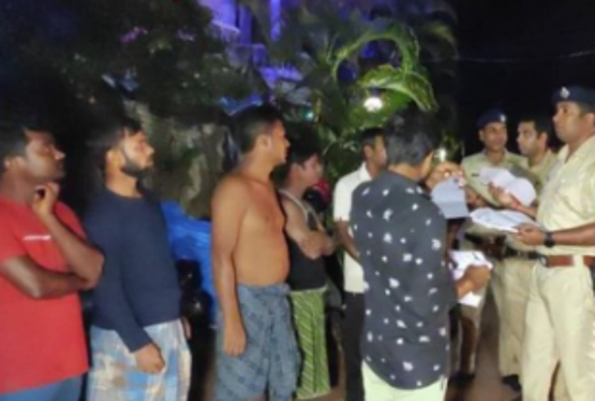 Calangute police conduct tenant verification drive