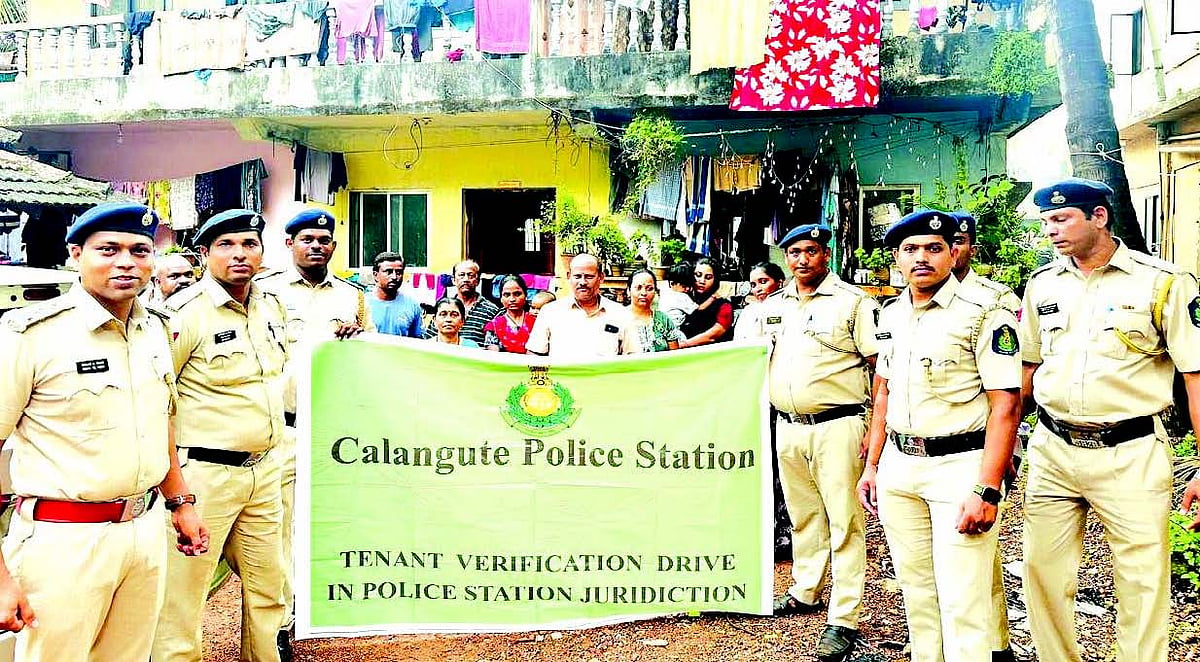 Calangute police hold special tenant verification camps