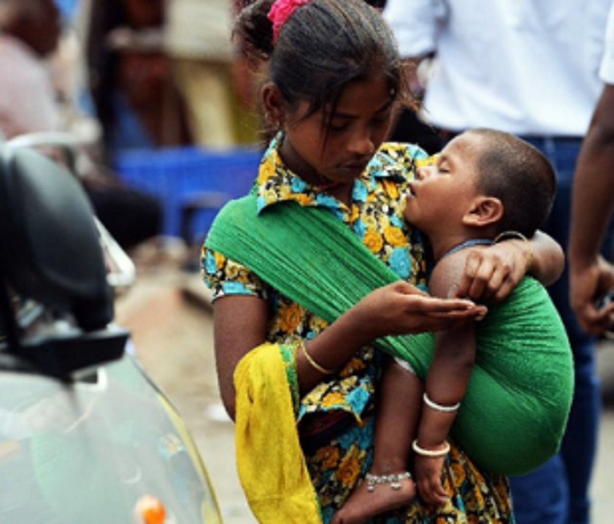 Calangute police rescue  four child beggars