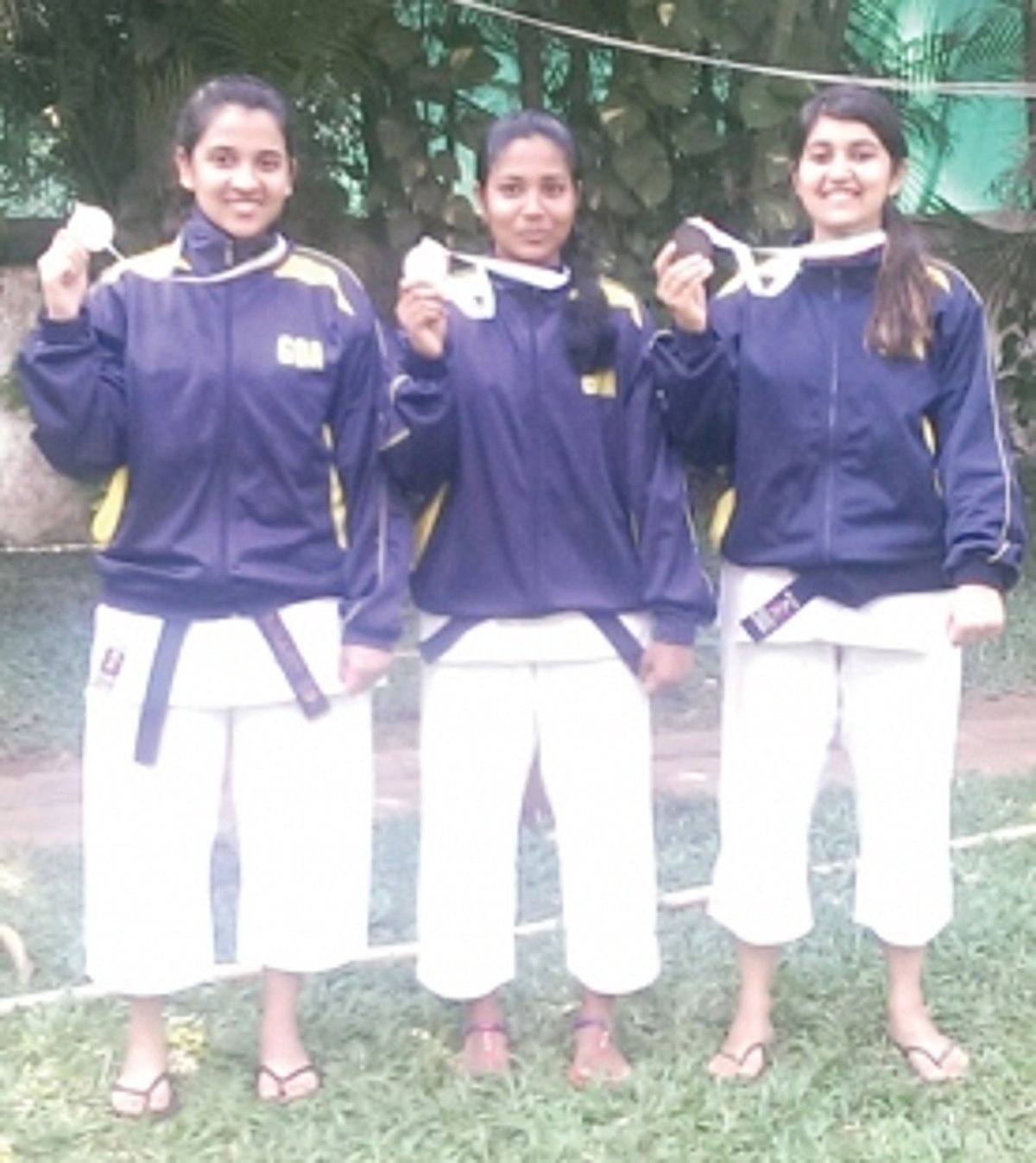 Calangute trio excels at  all India karate c’ship
