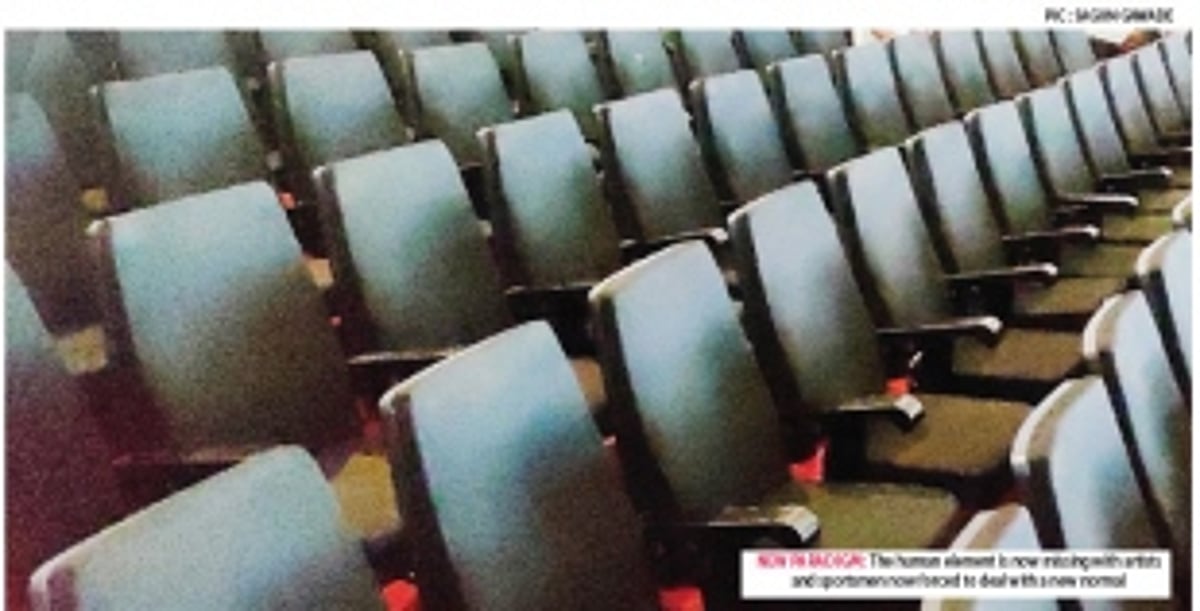 Can artists, sportsmen and musicians perform to empty seats