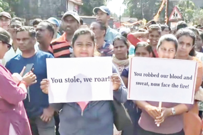 Canacona Hosts Silent March Against Sealing of Tourism Structures at Agonda Beach