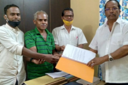 Canacona Kumeri farmers  claim part of forest land