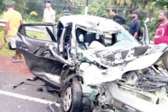 Canacona accident snuffs out three lives; leaves five injured