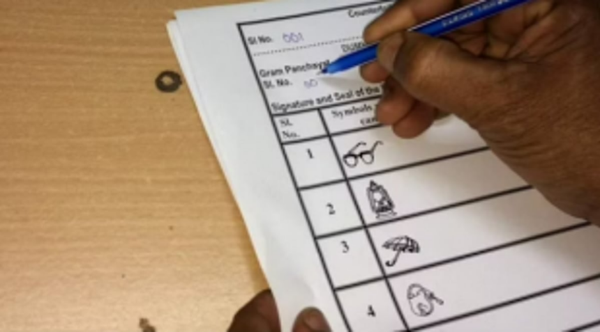 Candidate alleges manipulation in ballot paper