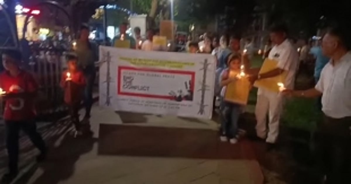 Candlelight Rally by Goans for Global Peace Honors Lives Lost in Israel-Palestine Conflict