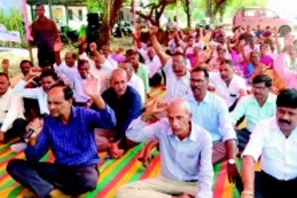 Cane farmers protest near Sanjivani Factory over government’s failure to start ethanol plant