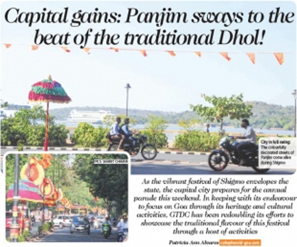 Capital gains: Panjim sways to the beat of the traditional Dhol!