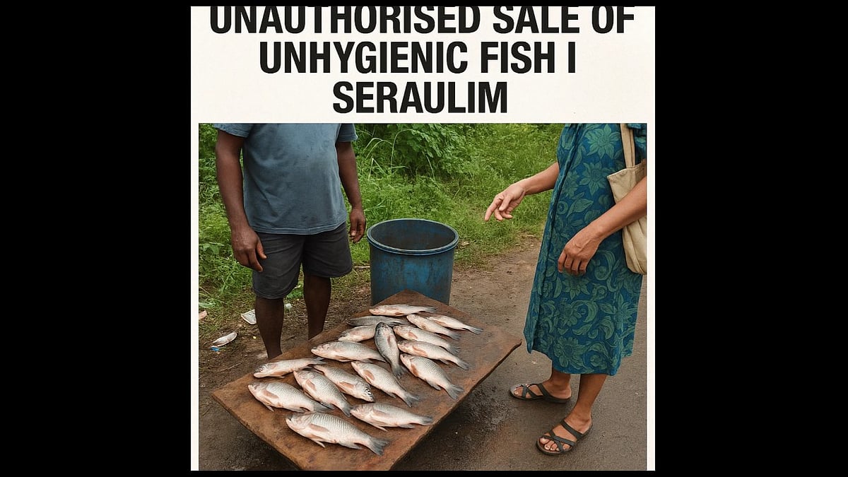 Capt Venzy Viegas Flags Unauthorised Sale of Unhygienic Fish in Seraulim; Urges Collector’s Immediate Intervention