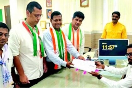 Capt Viriato files nomination for South Goa Lok Sabha seat