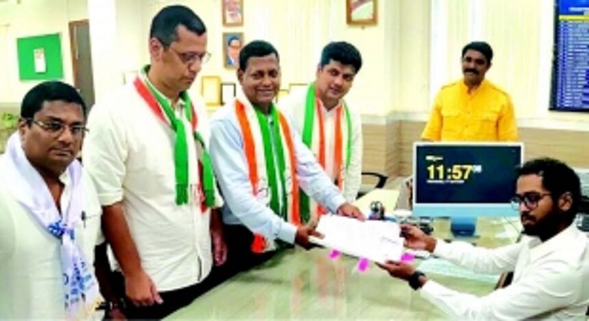 Capt Viriato files nomination for South Goa Lok Sabha seat 1 Capt Viriato files nomination for South Goa Lok Sabha seat
