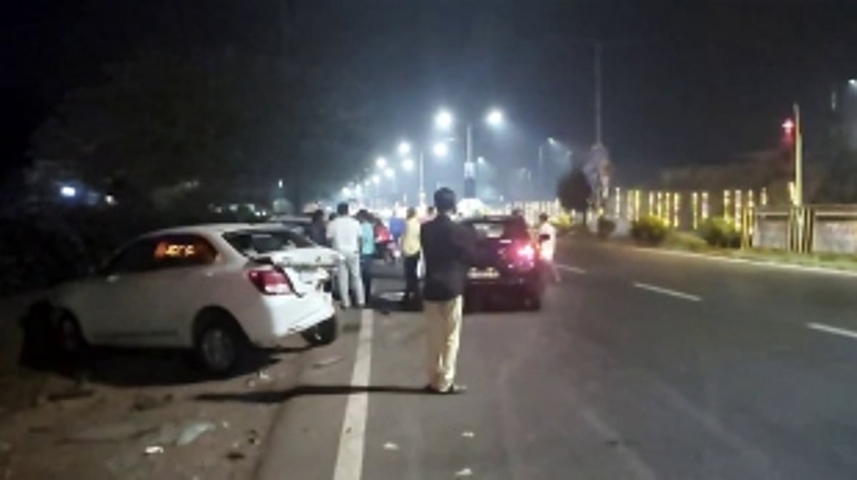 Car Crash Reported Near Hotel Majestic Porvorim; No Fatalities Reported