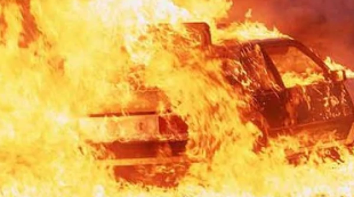 Car set on fire; school principal wants  complaint to be transferred to CB