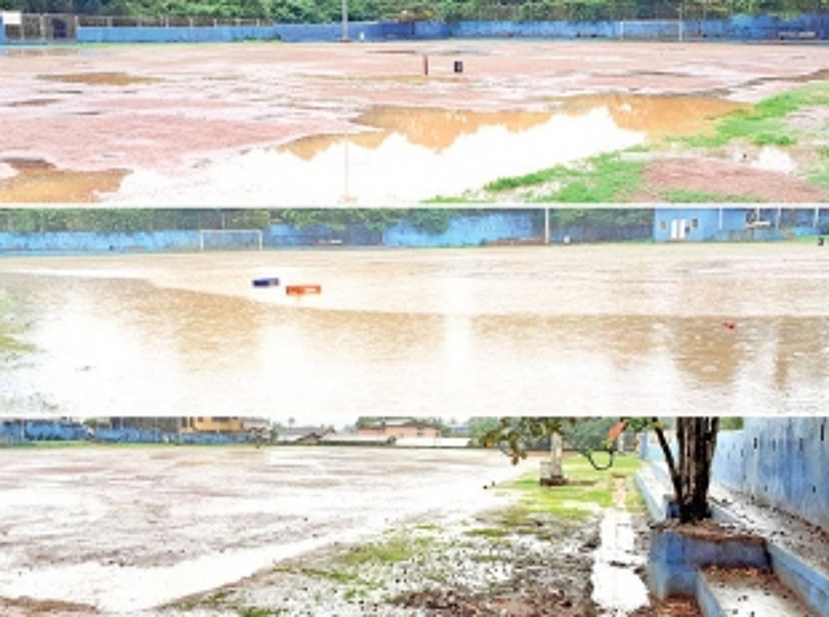 Carambolim football  ground needs attention