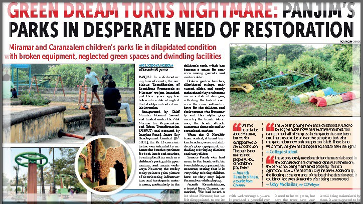 Caranzalem Children's Park Set for Major Renovation After Decade of Neglect
