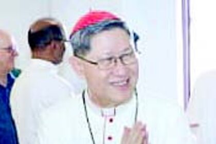 Cardinal Tagle impressed by
St Francis Xavier feast in Goa